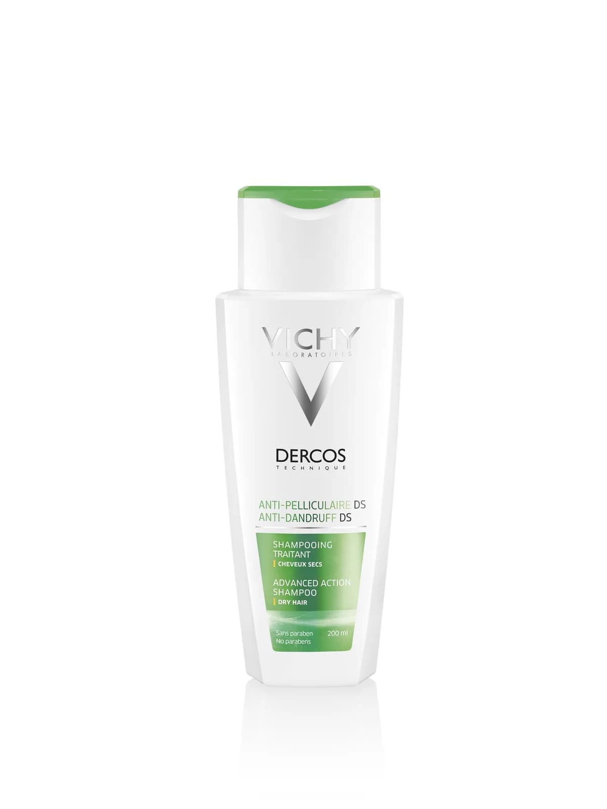 VICHY DERCOS CHAMPÔ DE TRATAMENTO ANTICASPA CABELOS SECOS 200ML | WOWFARMA