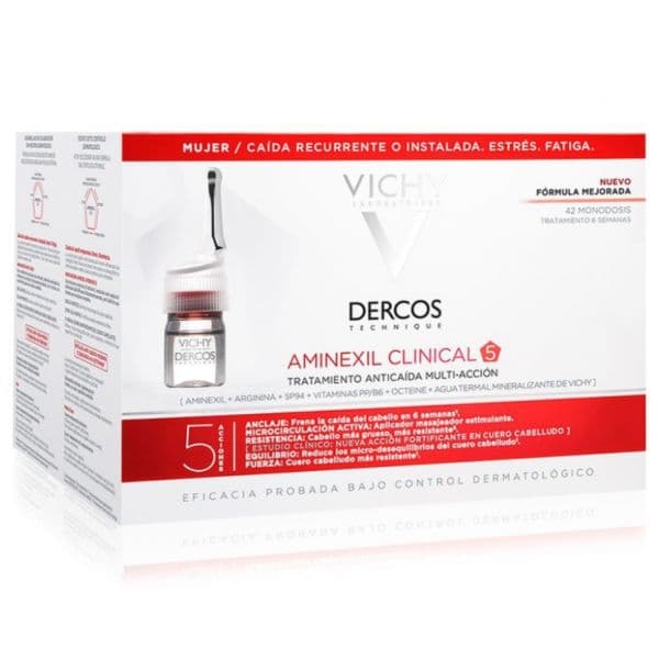 Vichy Dercos Aminexil Intensivo 5 Antiqueda Woman 42 Monodoses