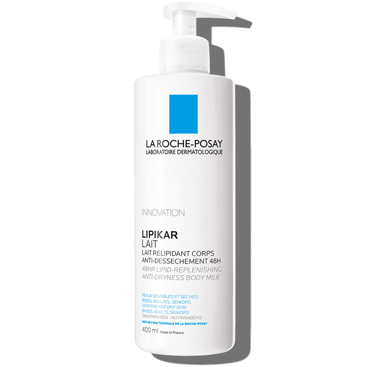 La Roche Posay Lipikar Leite Corporal 400mL – Hidratação & Conforto