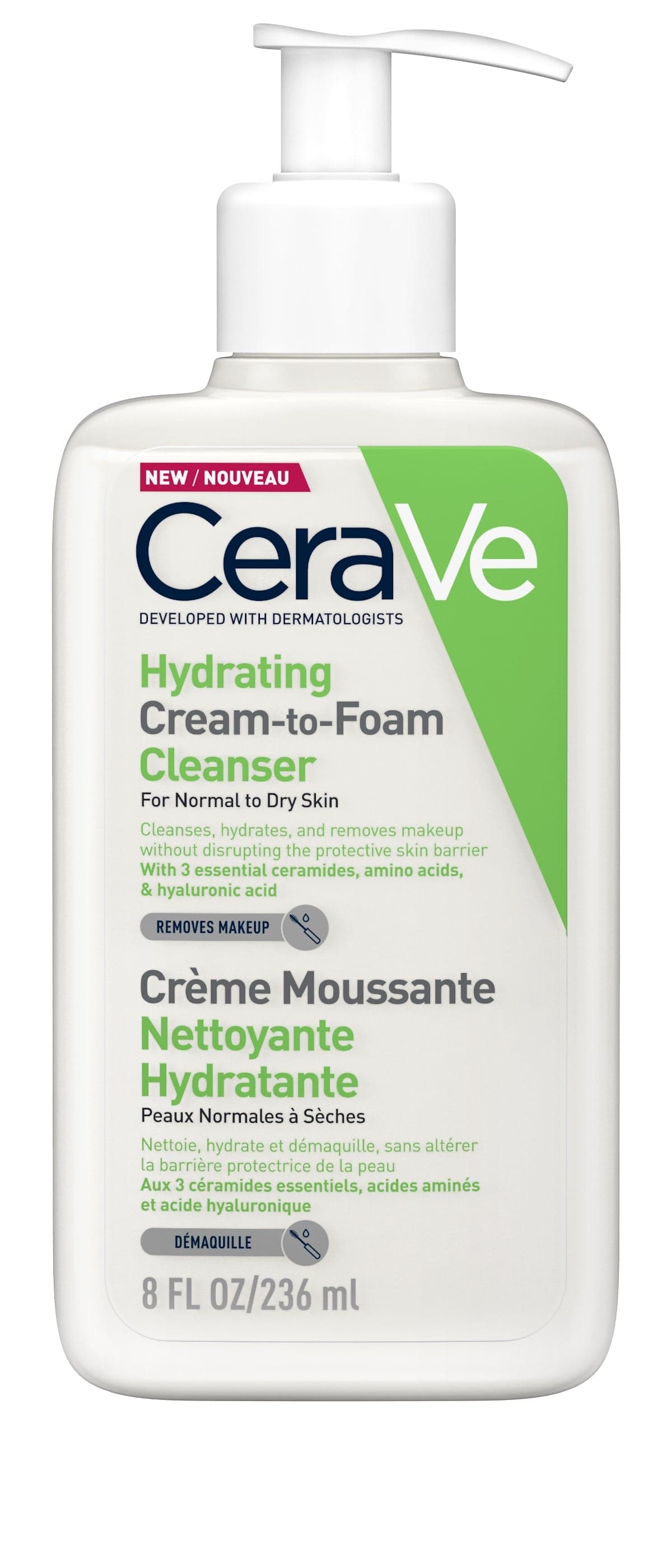 CERAVE CLEANSER CREME ESPUMA 236ML | WOWFARMA