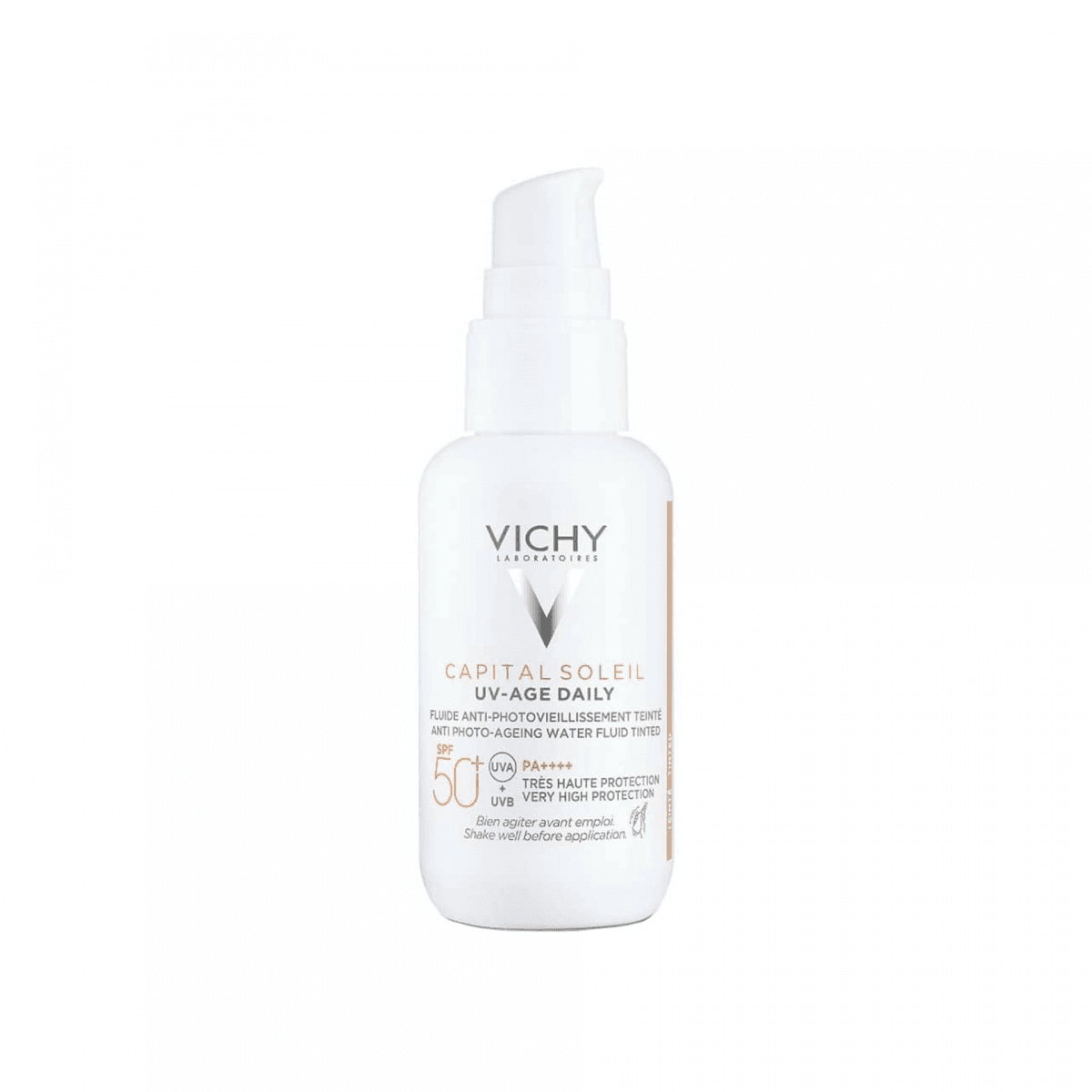 Protetor Solar Vichy Capital Soleil UV-Age Daily Fluido SPF50+ Com Cor 40ml