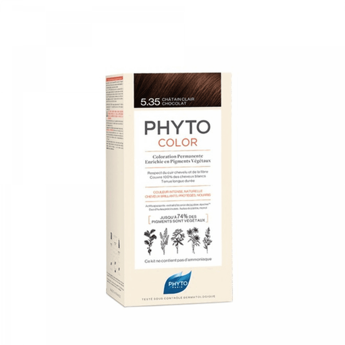 Phyto Phytocolor Coloração Tom 5.35 Castanho Claro Chocolate