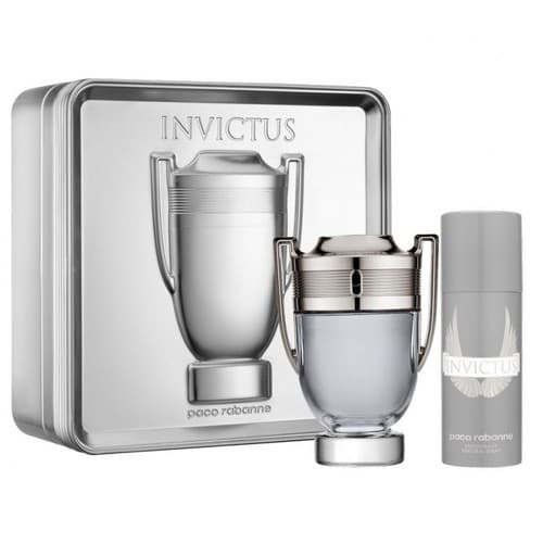 Paco Rabanne Invictus Eau de Toilette 100ml + Deospray 150ml Coffret