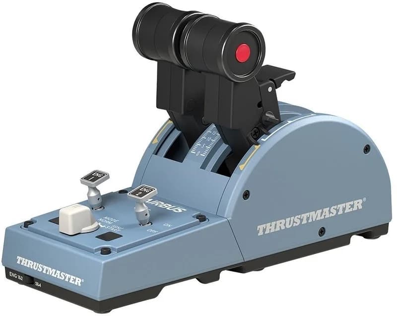 Thrustmaster TCA Quadrant Airbus Edition Azul-Cinza