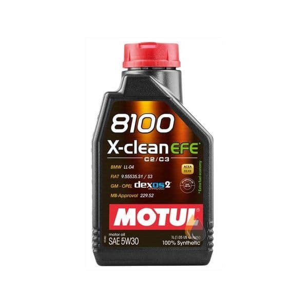 Motul Óleo Motor Ligeiro 8100 X-clean Efe C2/C3 5W30 - 1L
