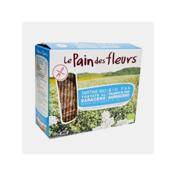 Le Pain des Fleurs Pão Flores Sarraceno S/sal/açucar/gluten Bio 150g