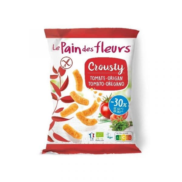 Le Pain Des Fleurs Tomate e Orégano Bio 75g