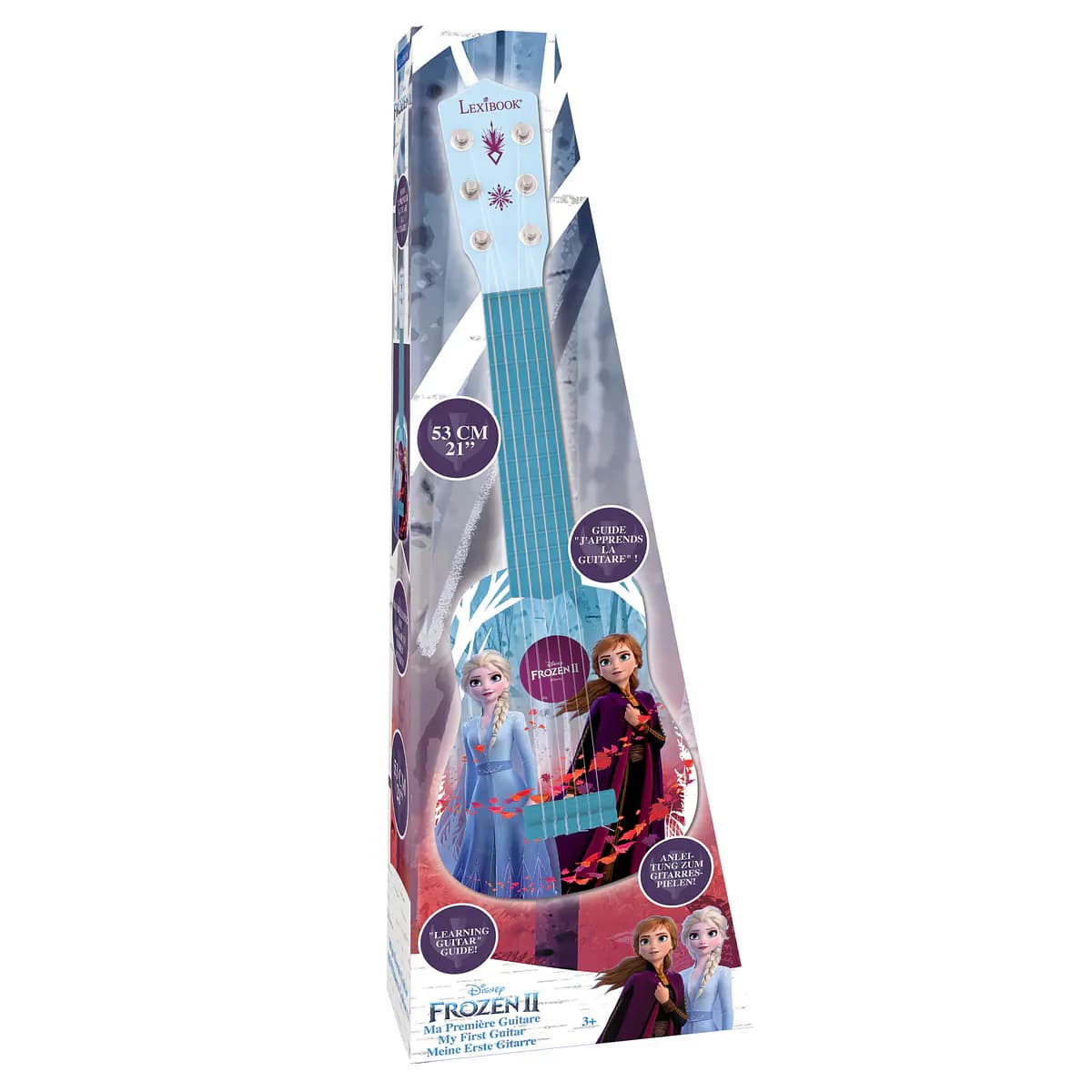 Lexibook Guitarra Infantil Frozen K200FZ Azul