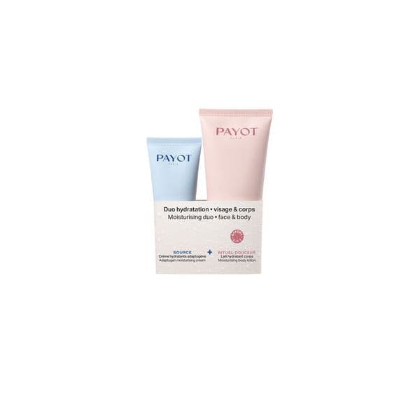 Payot Duo de Hidratação Rosto e Corpo Creme Facial 30ml + Leite Corporal 100ml Coffret