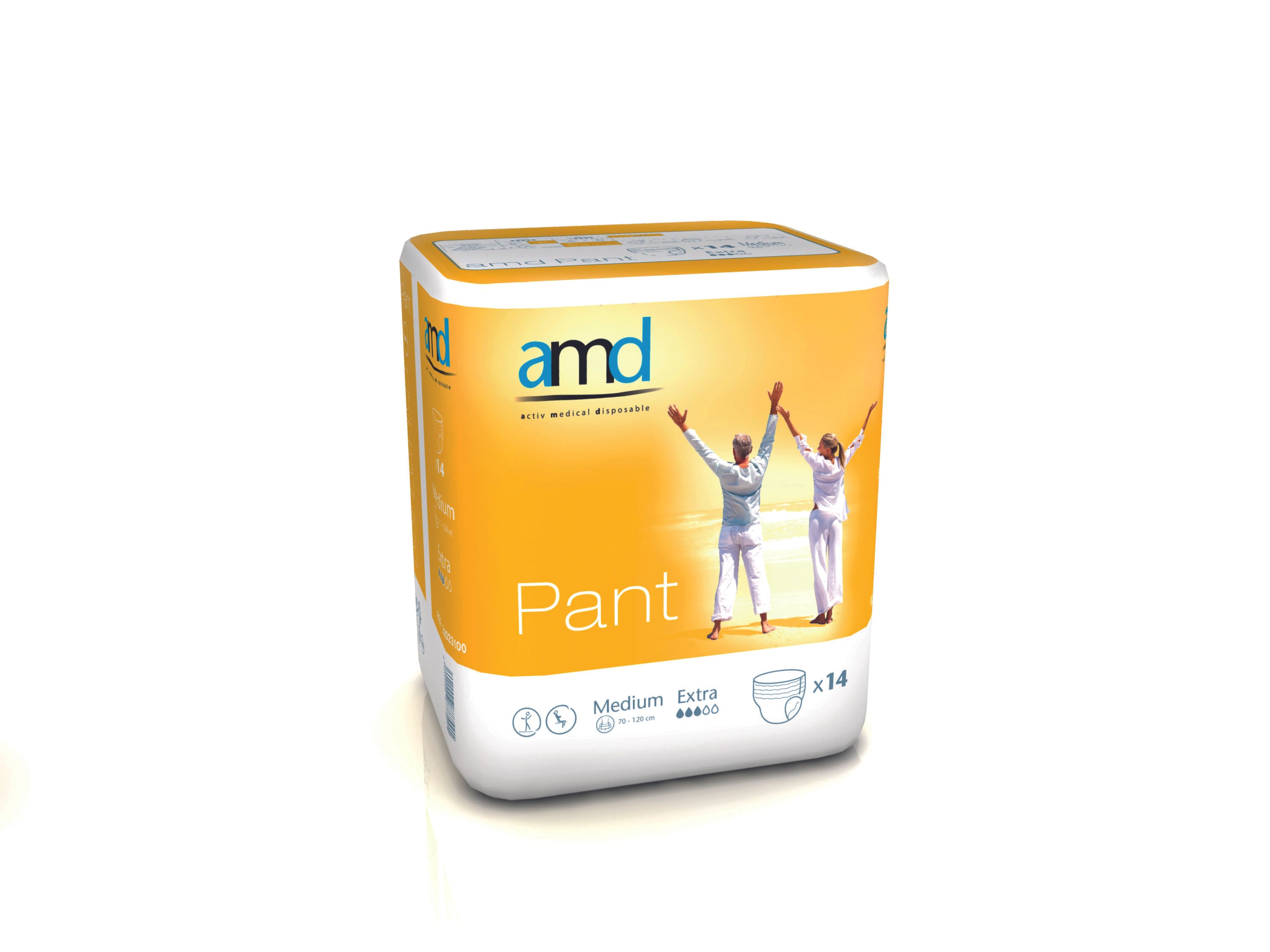 AMD - Cueca Extra T.Médio x14uni.