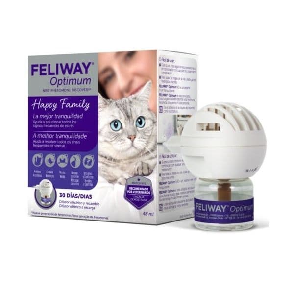 Feliway Optimum Happy Family Difusor + Recarga 48ml