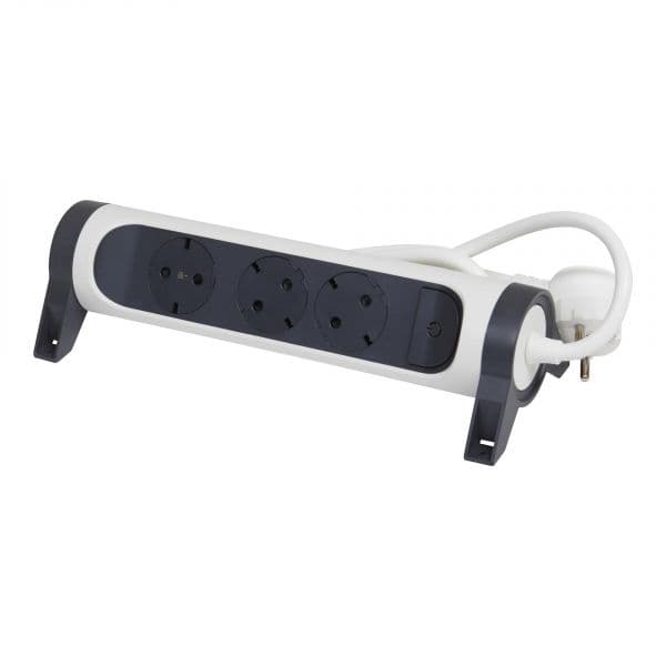 Legrand Bloco 3 Tomadas 1.5m Branco Rotativo