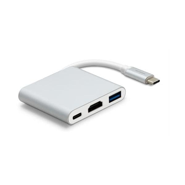 Metronic Adaptador USB-C 3 em 1 395296 HDMI 4K USB-A USB-C PD 100W