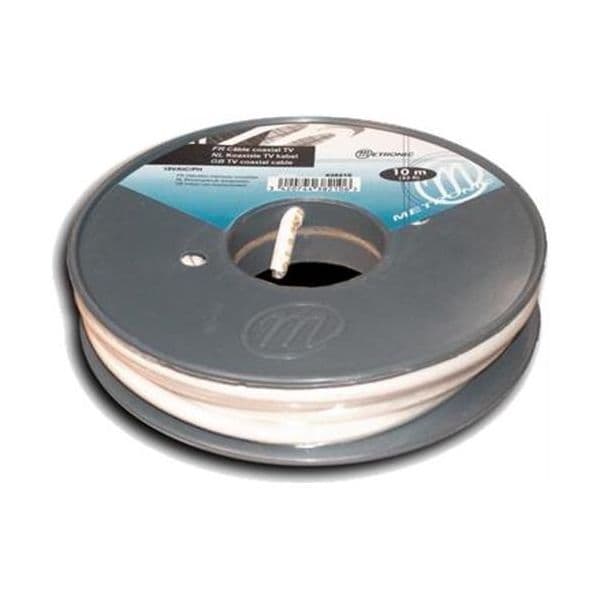 Metronic Cabo METRONI.COAXIAL-10M.BRANCO-438210