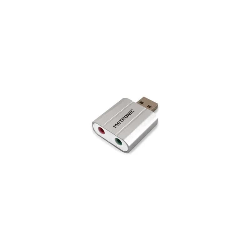 Metronic Adaptador Audio Usb Stereo - 460092