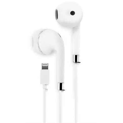 Mooov Auriculares Lightning MFI 1.2m c/ Micro White - 493157