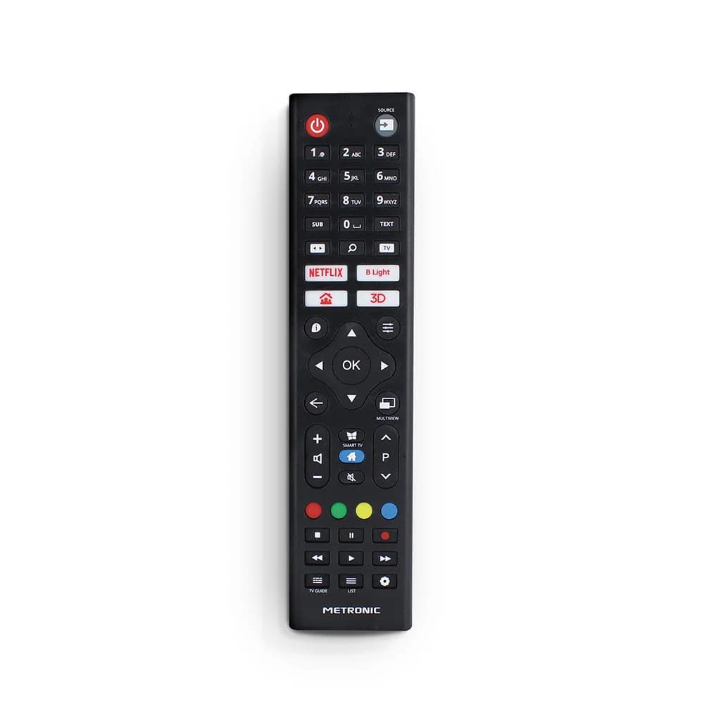 Metronic Comando De Televisão Universal Black