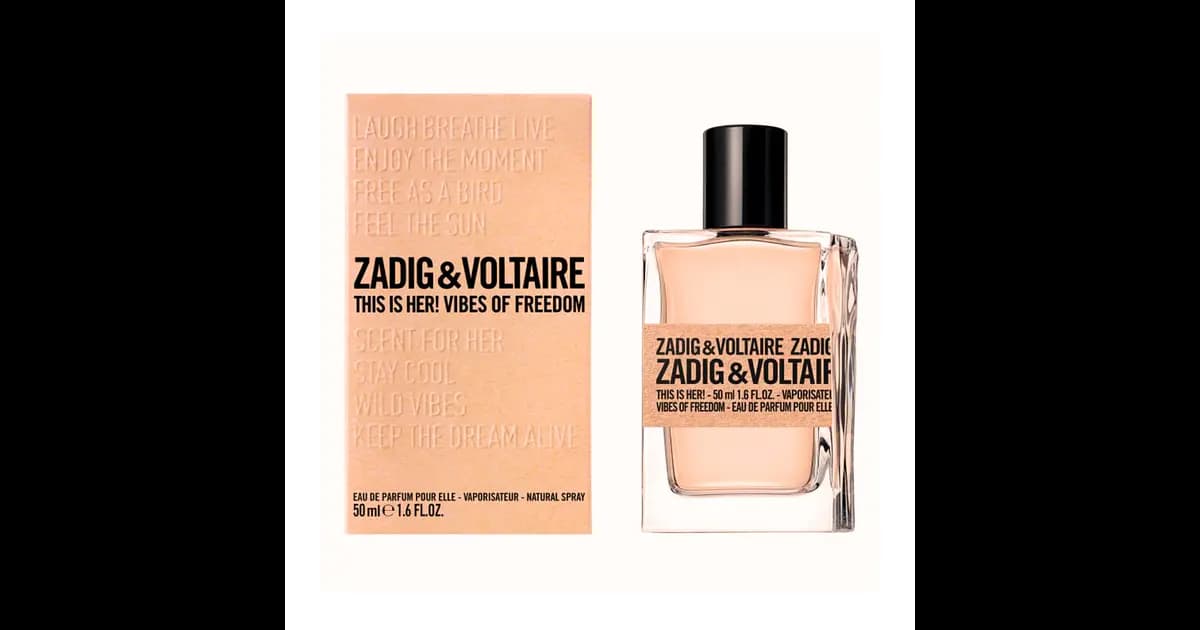 Zadig & Voltaire This Is Her! Vibes of Freedom Woman Eau de Parfum 50ml (Original)