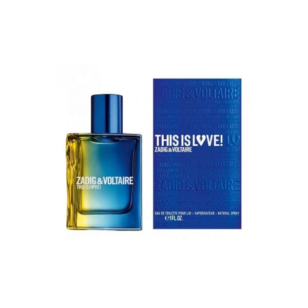Zadig & Voltaire This is Love! Pour Lui Eau de Toilette 50ml (Original)