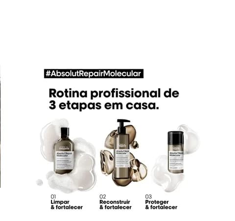 Shampoo Absolut Repair Molecular Loreal Serie Expert 300ml