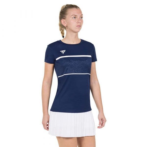 Tecnifibre Team Tech Short Sleeve T-shirt Azul XL Mulher