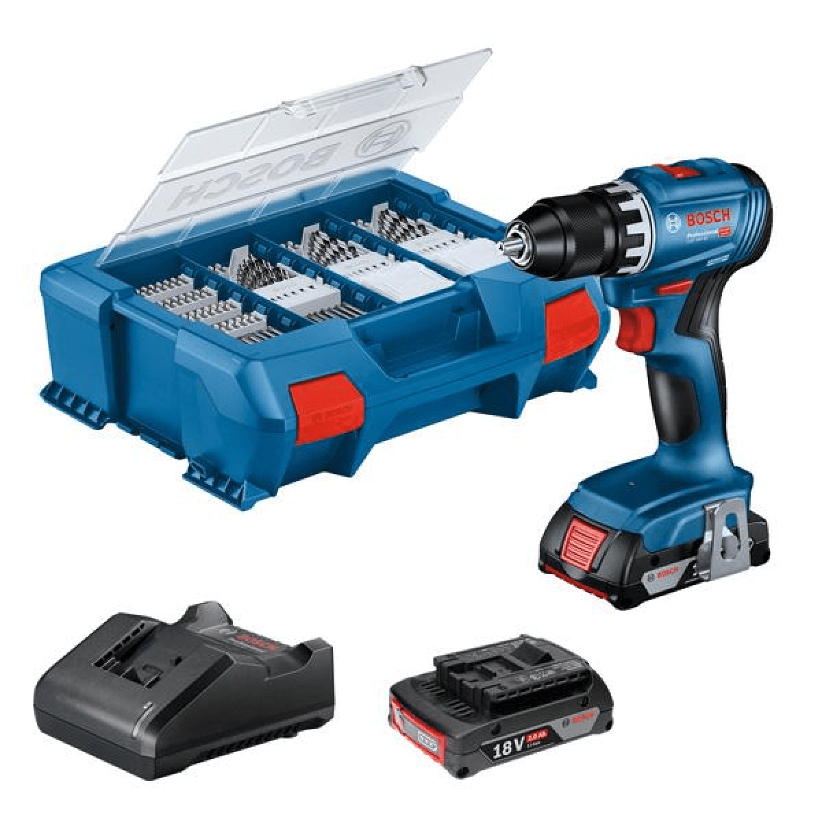 Bosch Aparafusadora Sem Fios GSR 18V-45 Professional 18V 2x2.0Ah