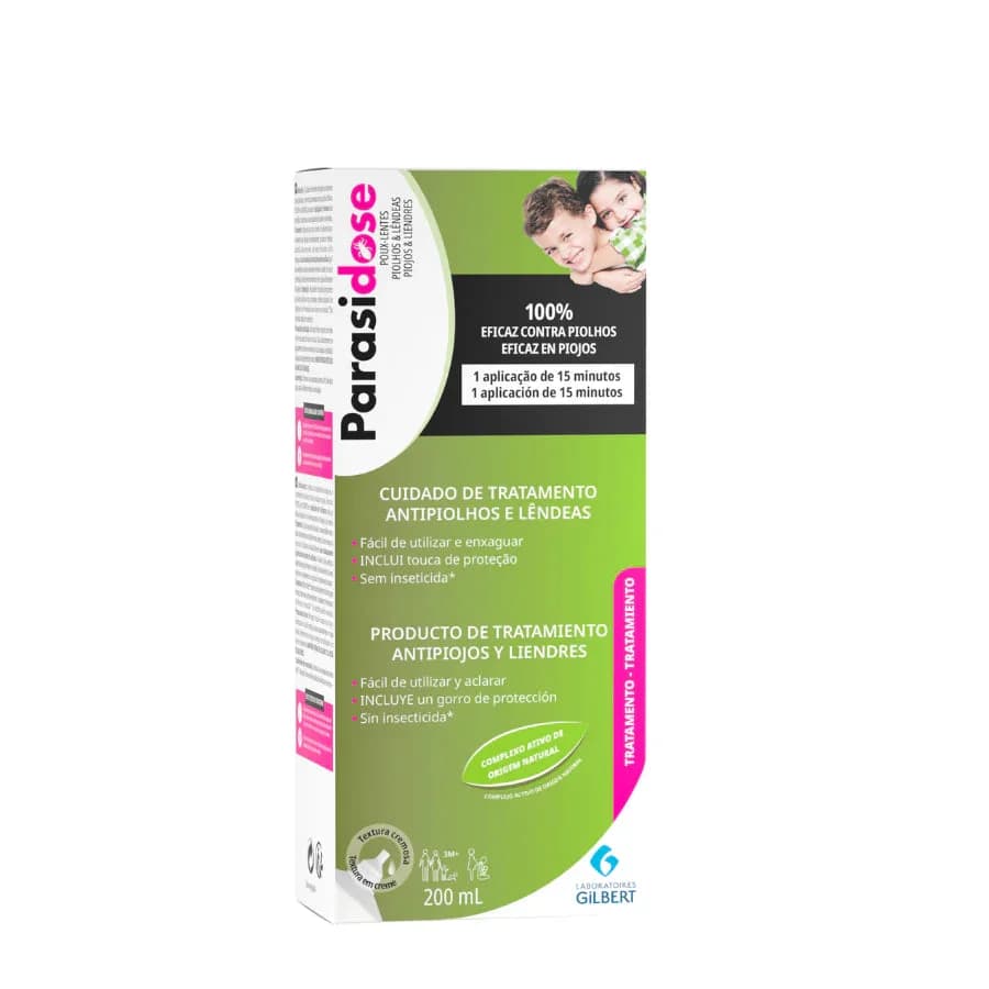 PARASIDOSE PIOLHOS E LÊNDEAS CUIDADO DE TRATAMENTO 200 ML