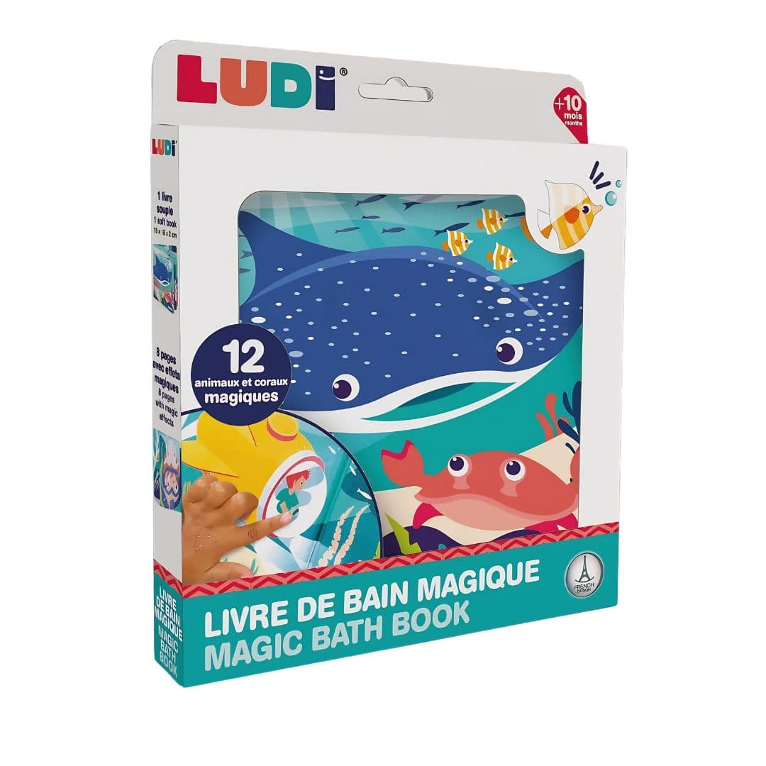 Ludi livro mágico para o banho +10 meses