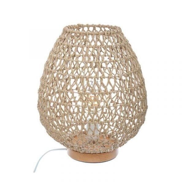 Atmosphera Candeeiro de Mesa Vintage Tressé Areia E27 40W 35,5x30cm