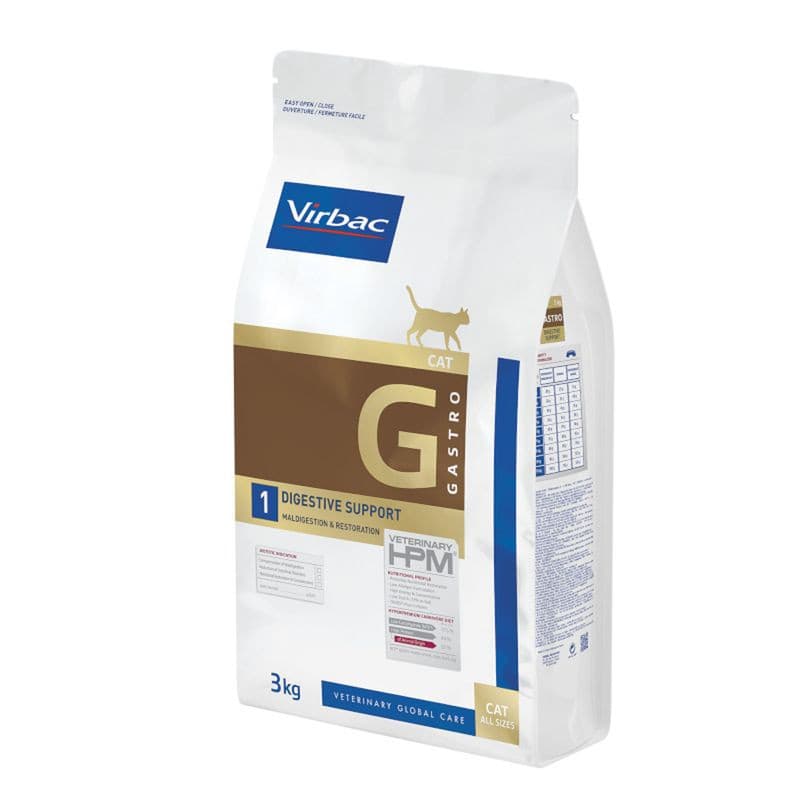 Virbac G1 Veterinary HPM Digestive Support para gatos