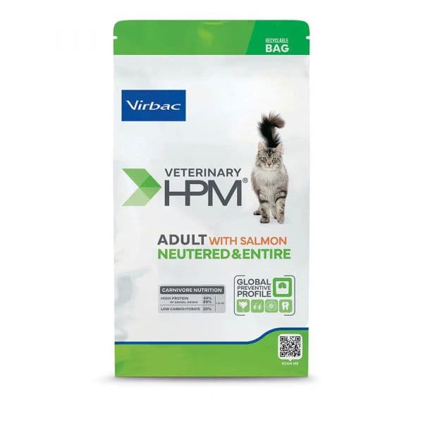 Virbac Veterinary HPM Adult Neutered & Entire Salmão 7kg