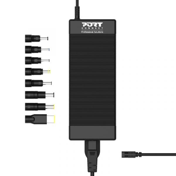 Port Designs 904001EU Carregador Universal para Portátil 250W Gaming & Workstation preto