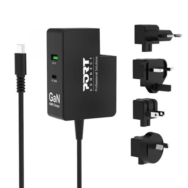 Port Designs Carregador 902103 100W Black