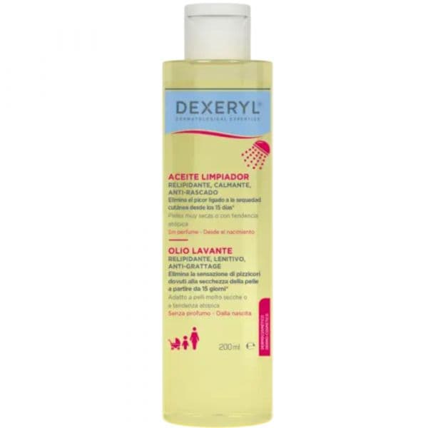 Dexeryl Óleo de Limpeza e Duche Pele Seca e Desidratada 200ml