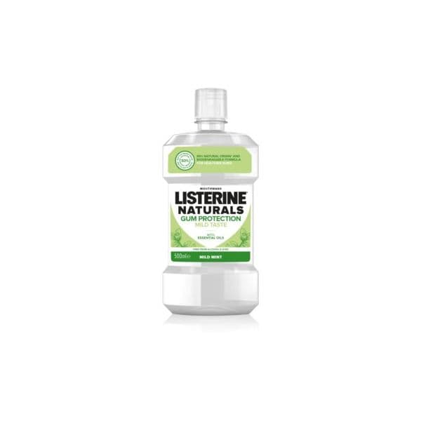 Listerine Naturals Gum Protection Elixir Bocal 500ml
