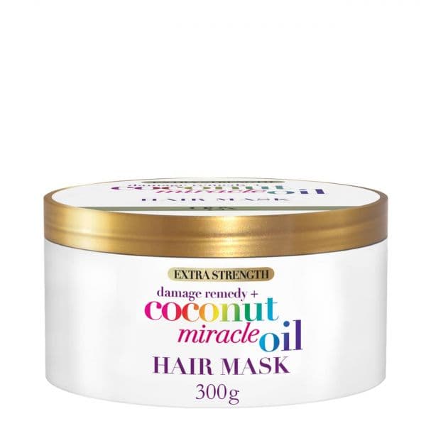 Ogx Coconut Miracle Oil Máscara Reforçadora em Profundidade para Cabelo com Óleo de Coco 300ml
