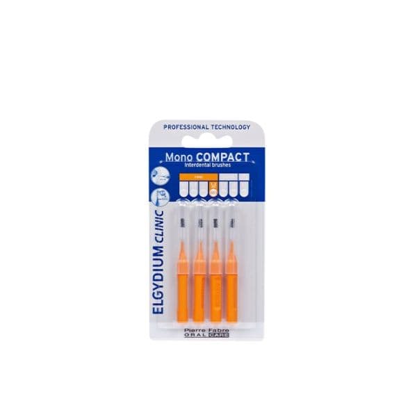 Elgydium Escovilhão Compact Mono Laranja 4 Unidades