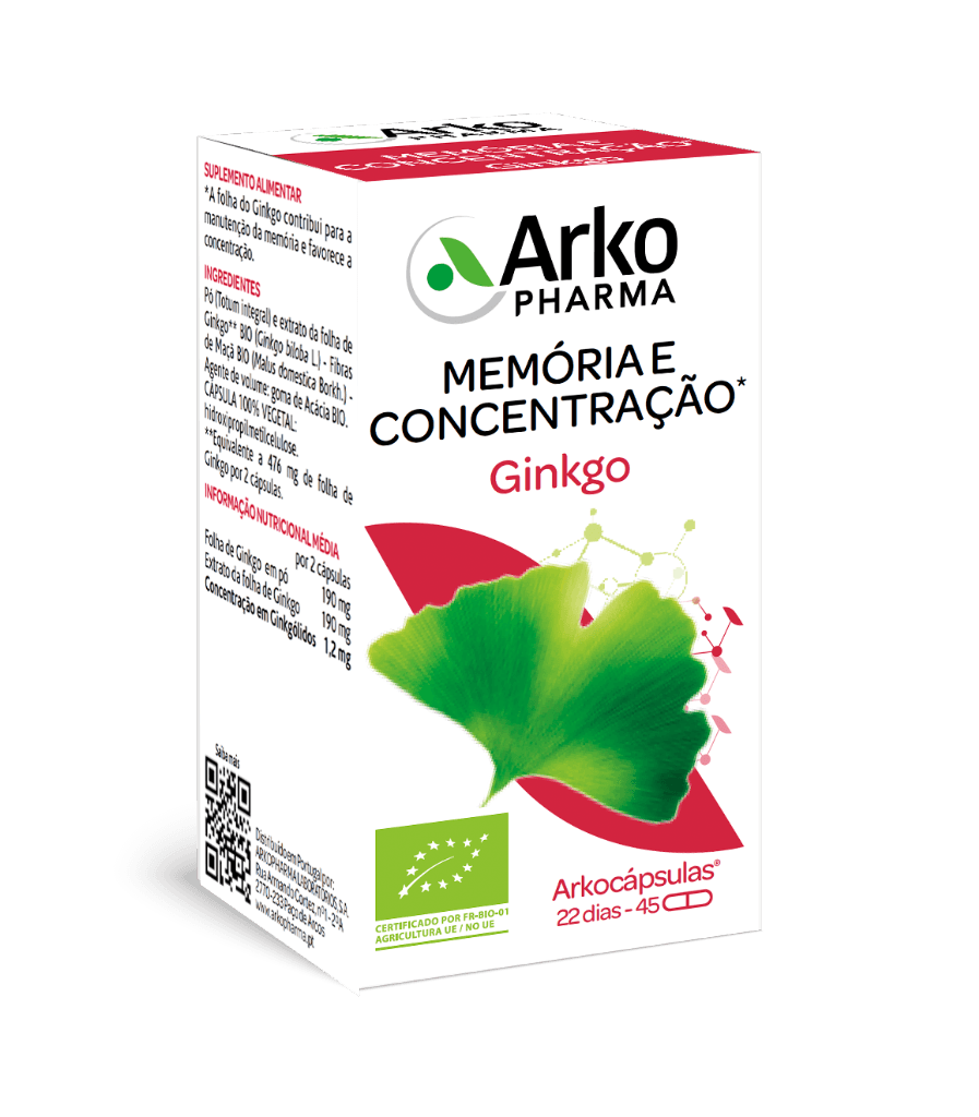 Arkocapsulas Ginkgo 45caps