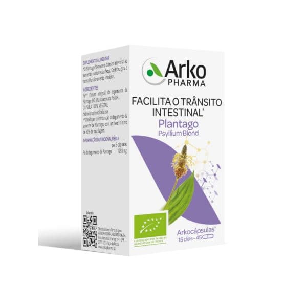 Arkopharma Arkocápsulas Plantago / Psyllium 45 cápsulas