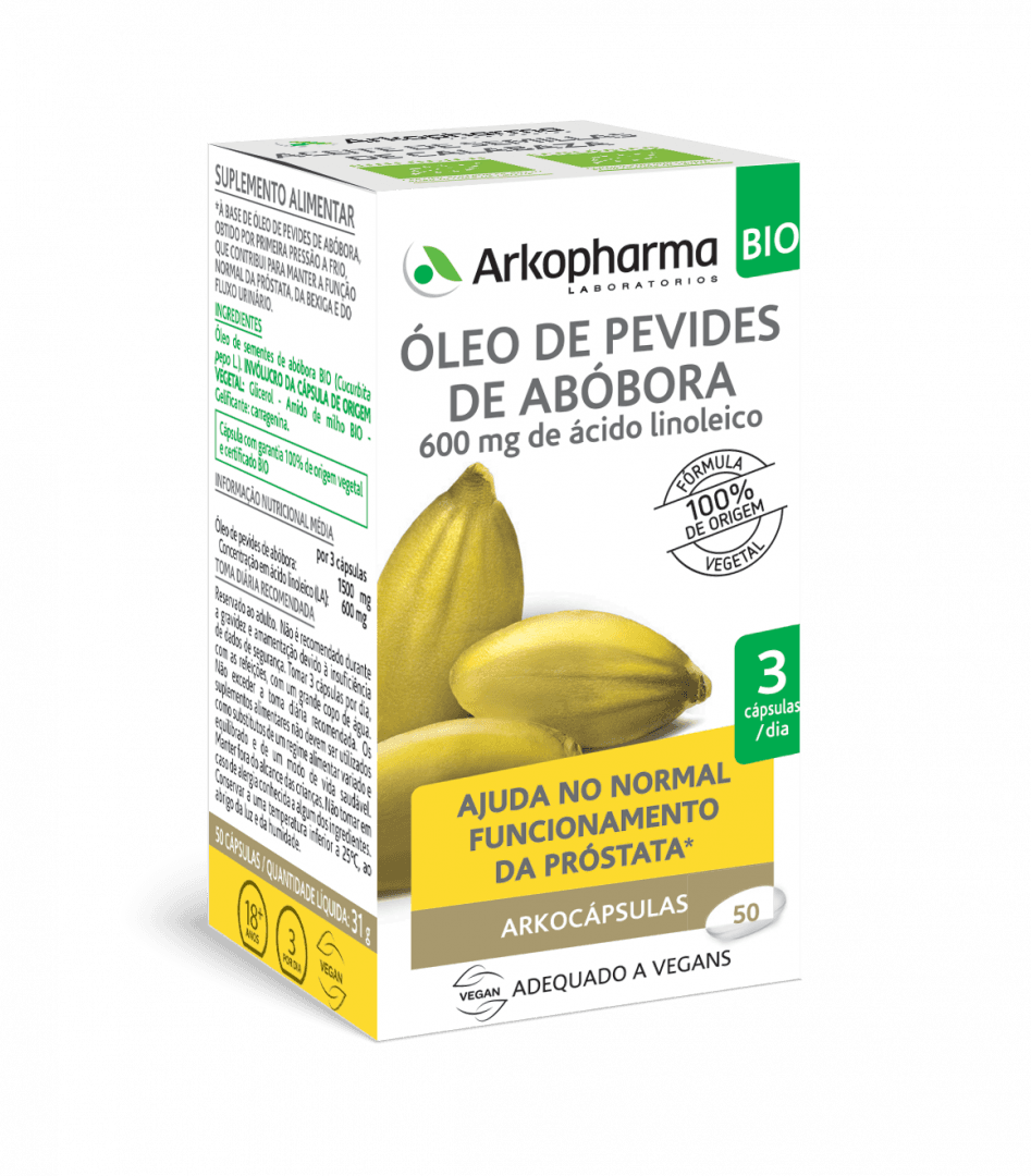 Arkocápsulas Óleo de Pevides de Abóbora 50 cáps
