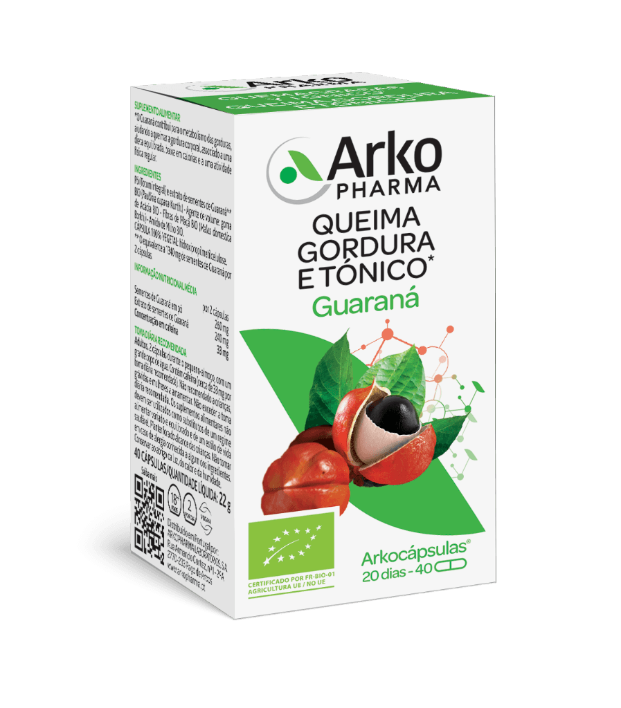 Arkocapsulas Guarana Bio 40caps