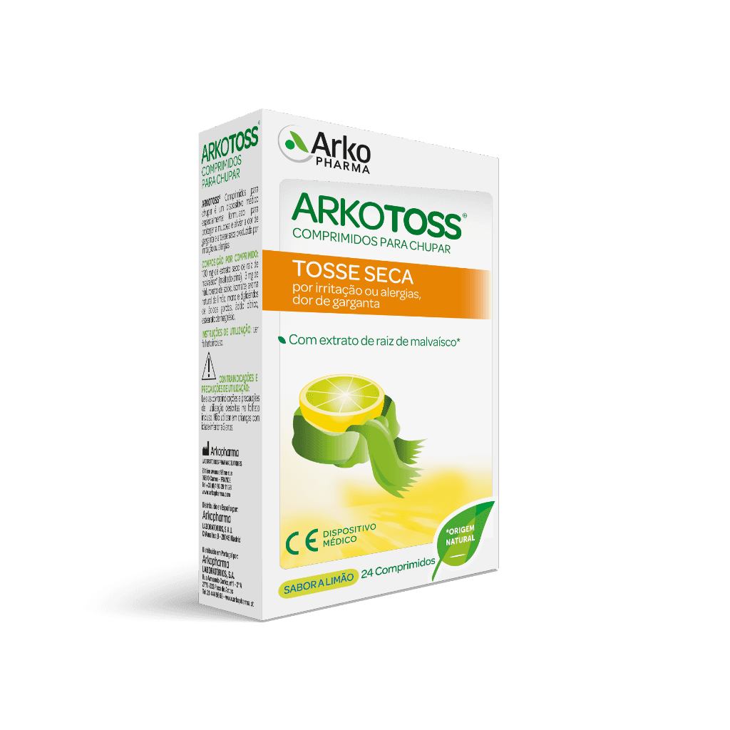 Arkotoss Tosse Seca Sabor Limão 24 comp