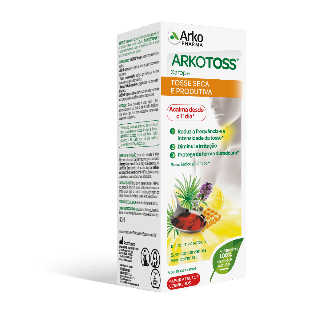 Arkotoss Tosse Seca e Produtiva Xarope Frutos Vermelhos 140ml