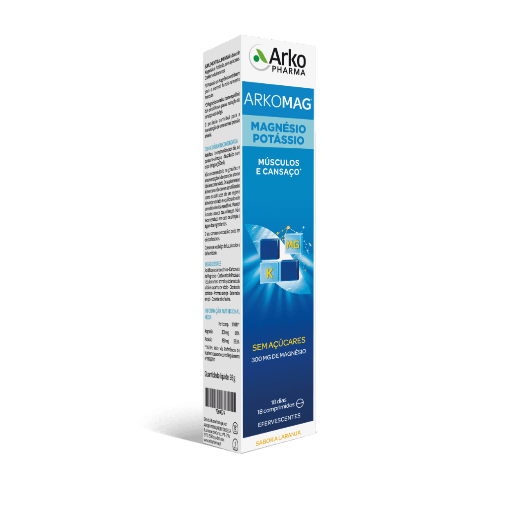 Arkomag Magnesio + Potassio 18 Comp Eferv