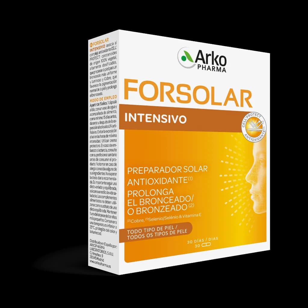 Arkopharma Forsolar Intensivo 30 Cápsulas