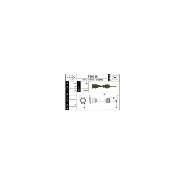Eai Transmissões Nissan Terrano Ii T98010