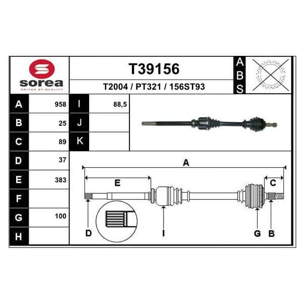 Eai Transmissões 308 T39156