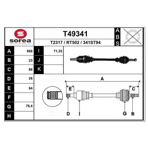 EAI Transmission / Renault Clio Iv 0,9ess Bv - T49341