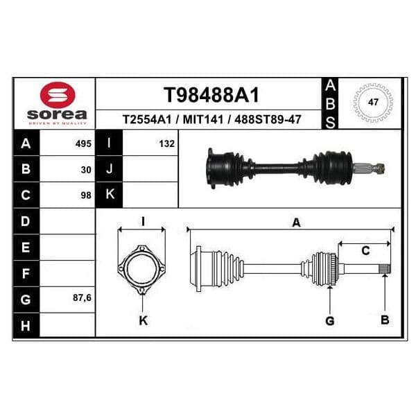 EAI Transmission / l200 2,5 Di-d (av) - T98488A1