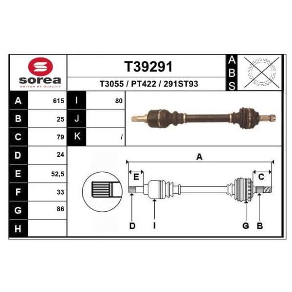 EAI Transmission / berlingo/c4 /partner Tepe - T39291